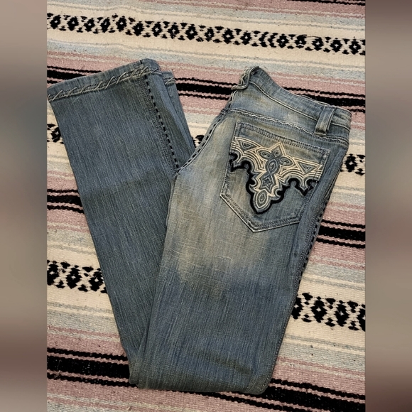 Vintage Antik denim straight leg jeans 👖 size 27 - Picture 2 of 4